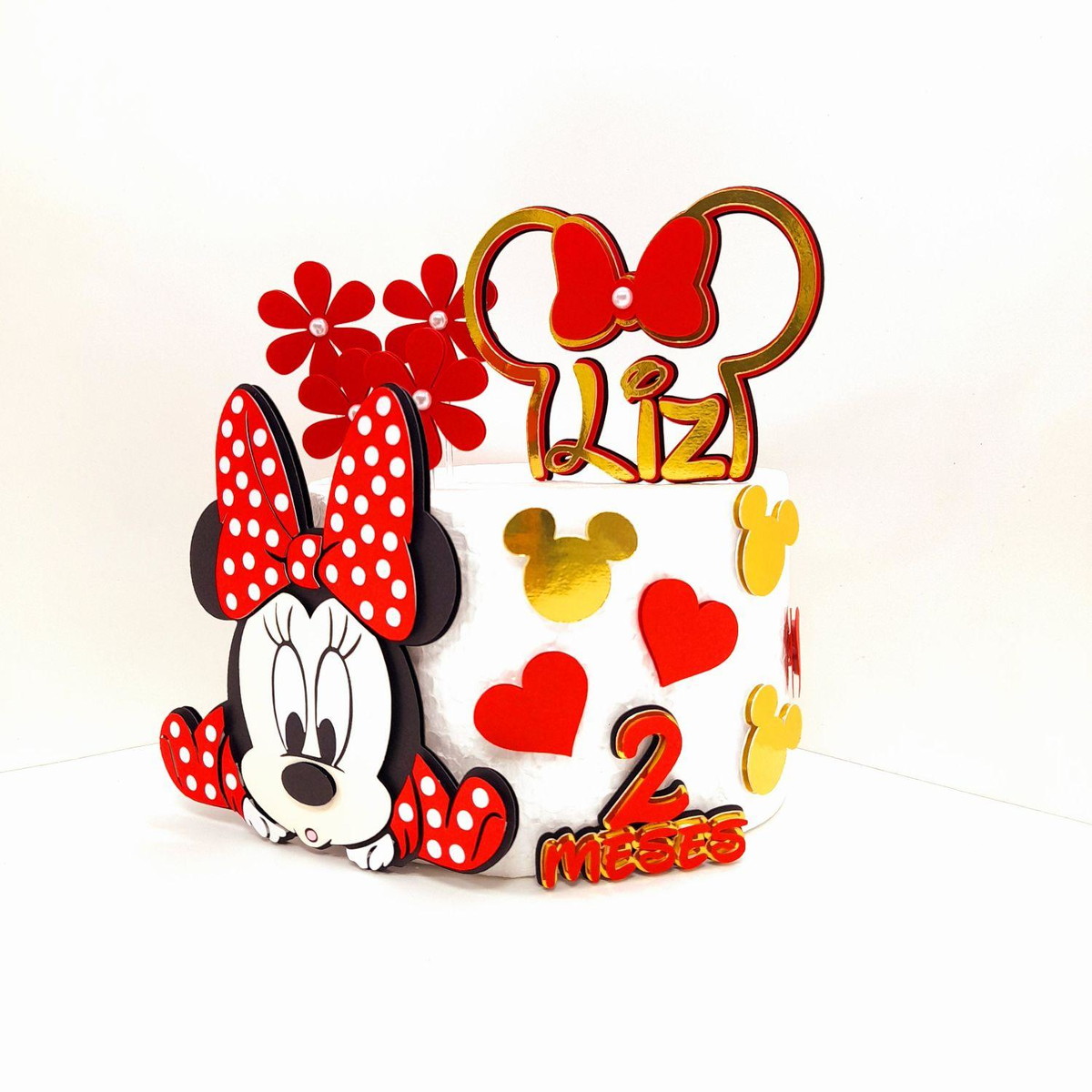 Arquivo de Corte Topo de Bolo Minnie Baby 100% Camada Studio - Imagem 3