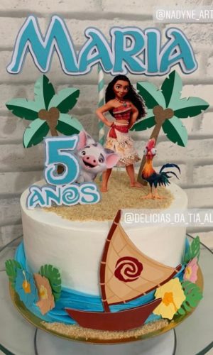 Arquivo de corte Topo de Bolo Moana 2
