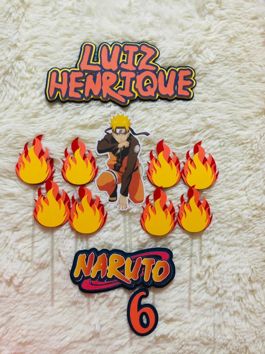 Arquivo de Corte Topo de Bolo Naruto - Imagem 2