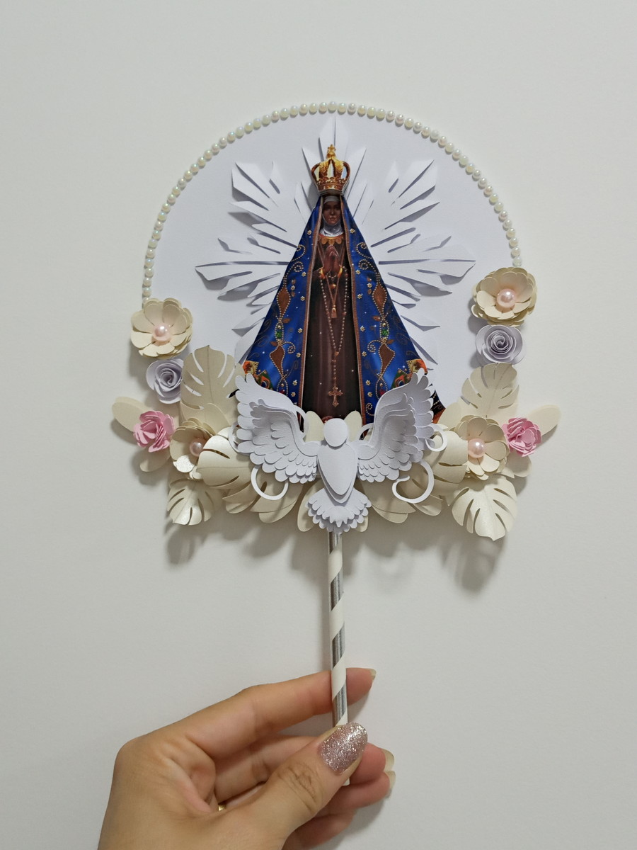 Arquivo de corte topo de bolo Nossa Senhora