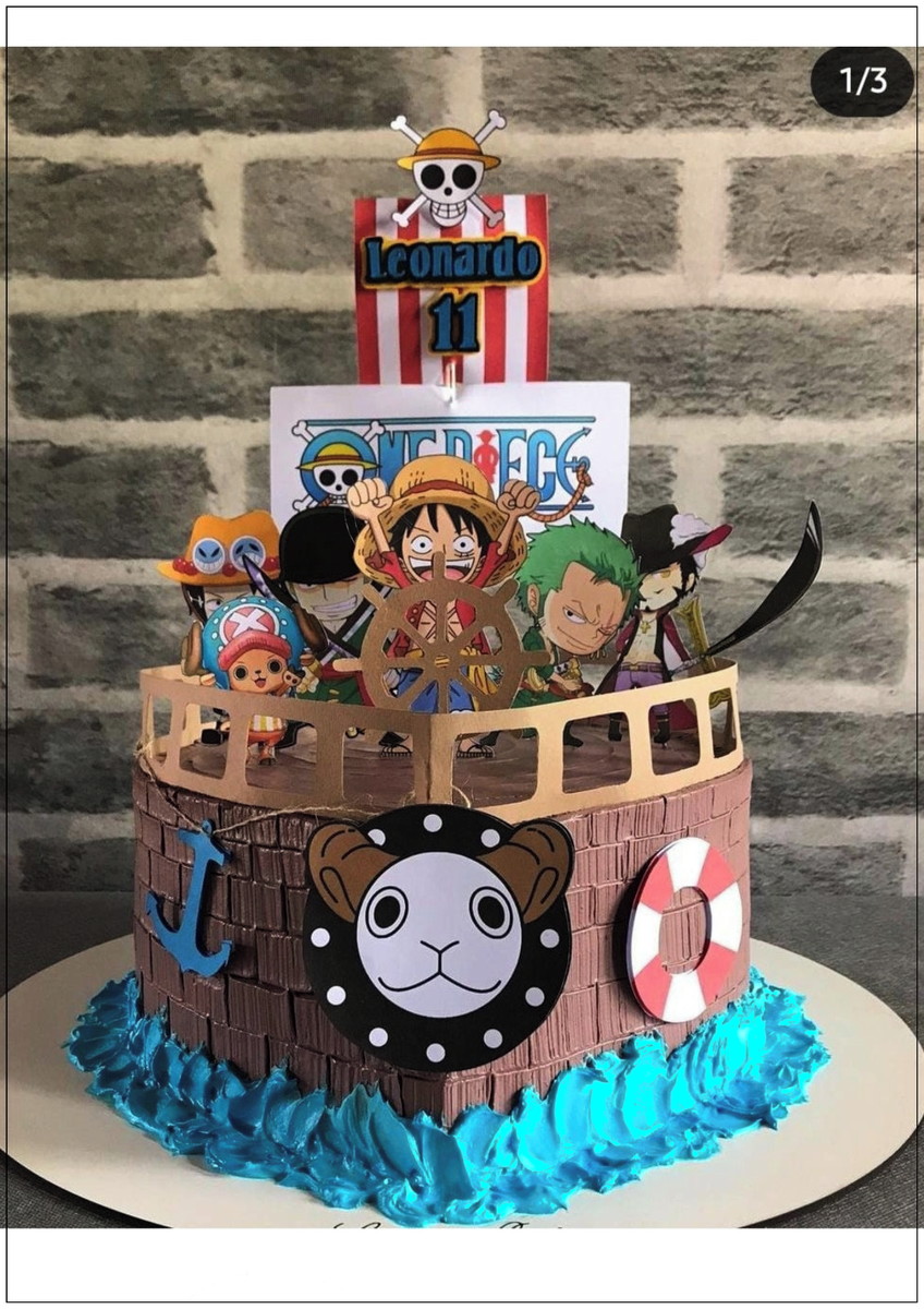 Arquivo de Corte Topo de Bolo One Piece