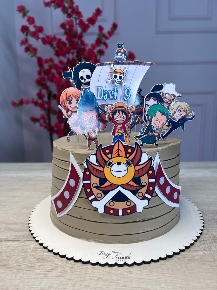 Arquivo de Corte Topo de Bolo One Piece