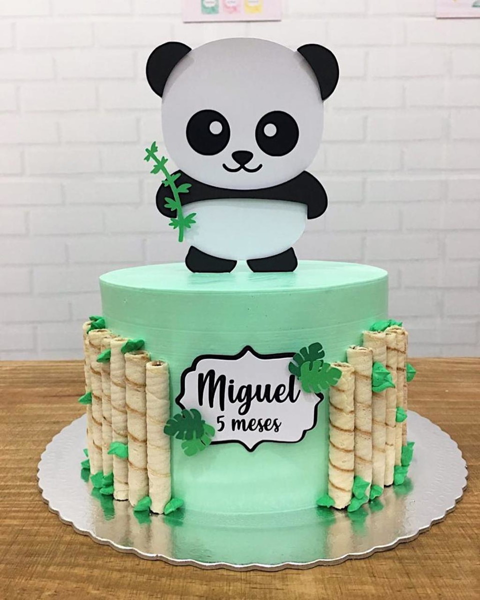 Arquivo De Corte Topo De Bolo panda