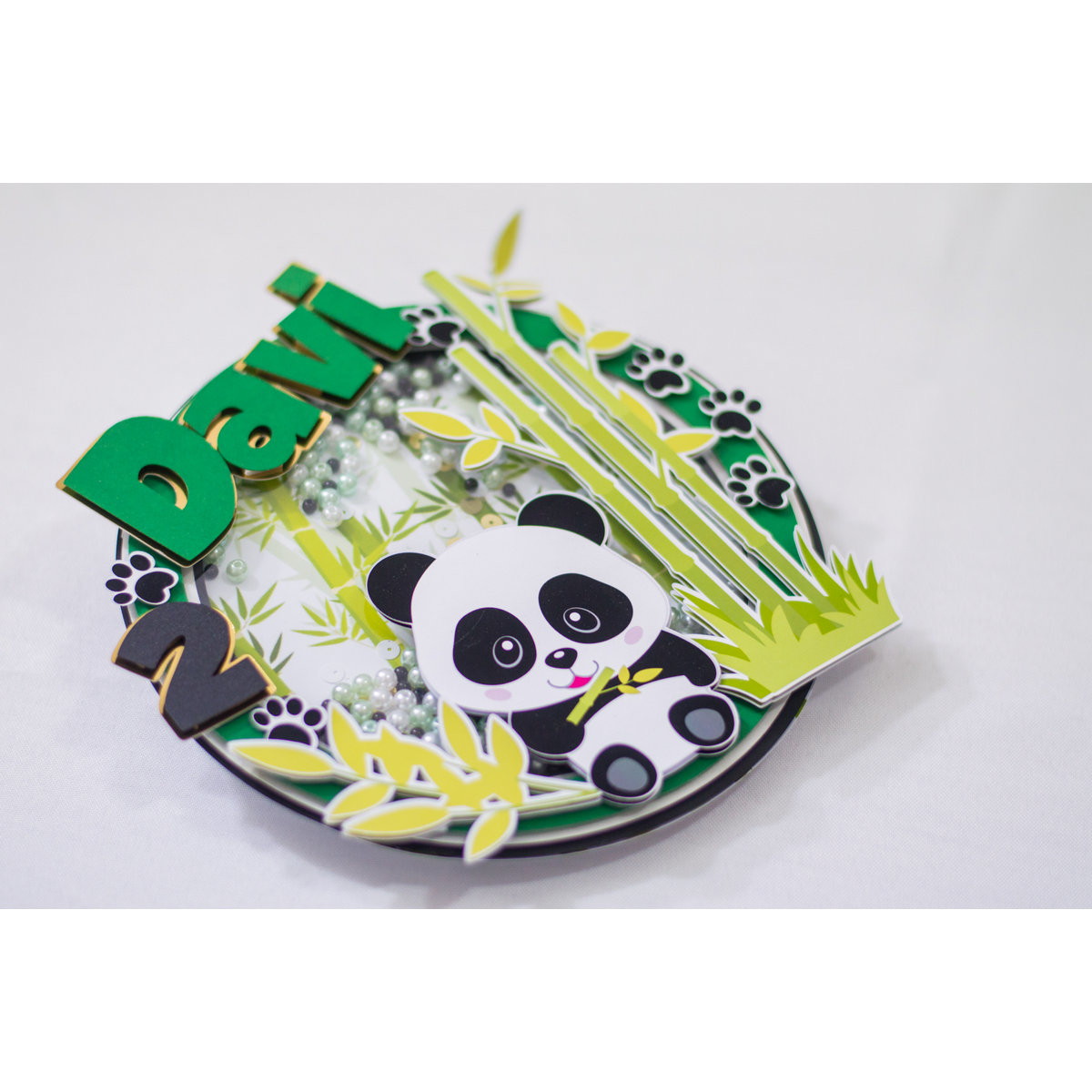 10 Arquivos Por R$ 10,00 Topo de Bolo Panda Redondo