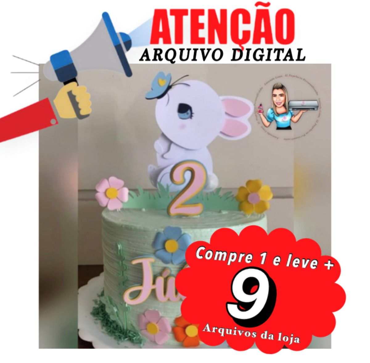 Arquivo de Corte Topo de Bolo - Pascoa (05)