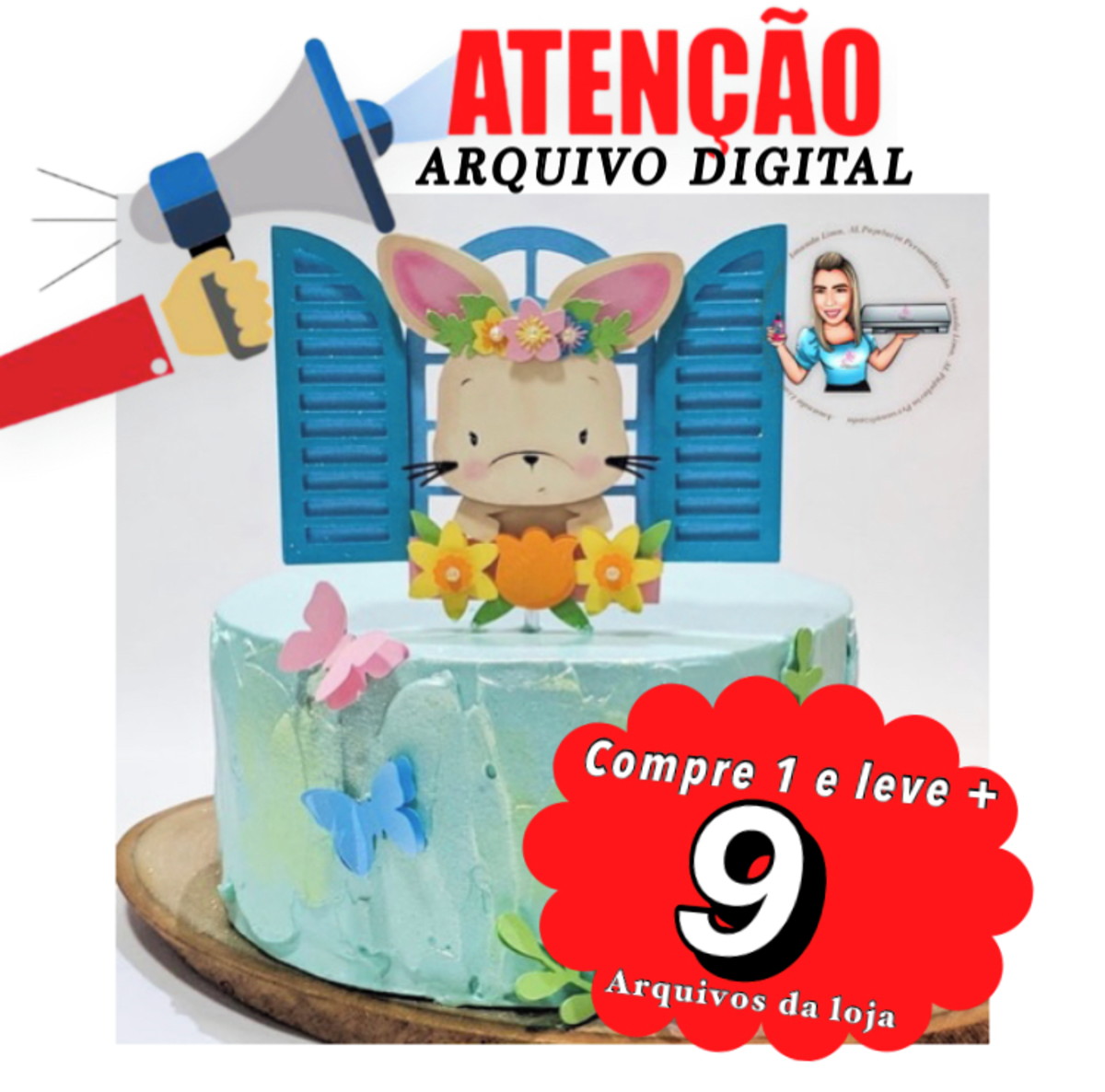 Arquivo de Corte Topo de Bolo - Pascoa (06)