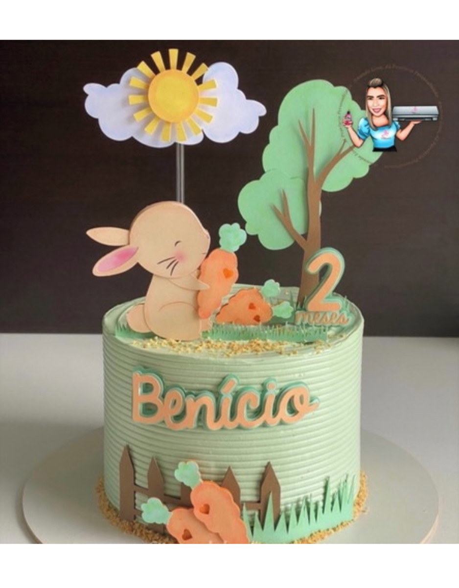 Arquivo de Corte Topo de Bolo - Pascoa (10) - Imagem 2