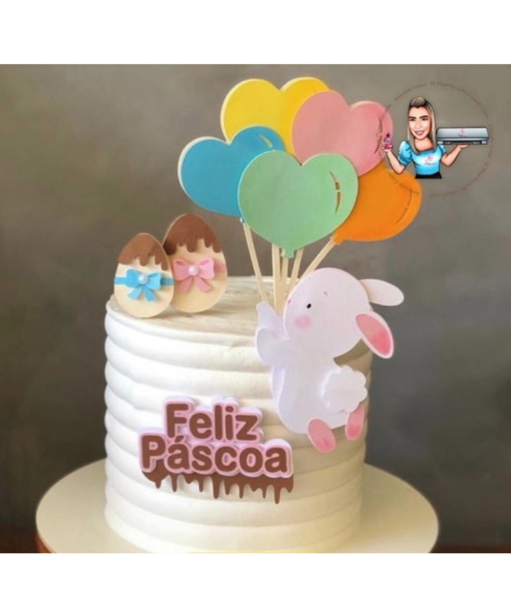 Arquivo de Corte Topo de Bolo - Pascoa (11) - Imagem 3