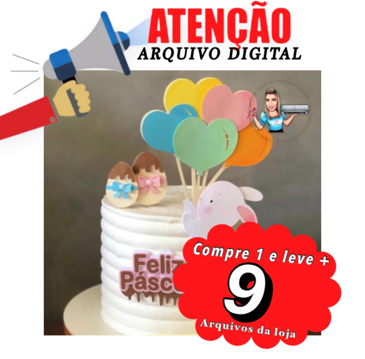 Arquivo de Corte Topo de Bolo - Pascoa (11)