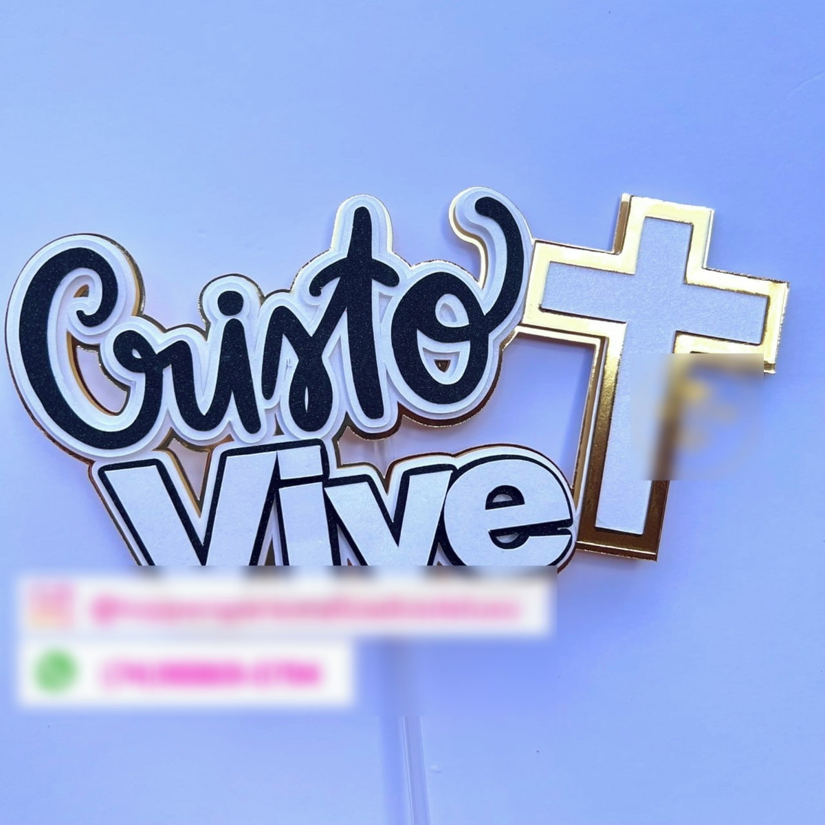 Arquivo de Corte Topo de Bolo Páscoa - 9 - Cristo Vive