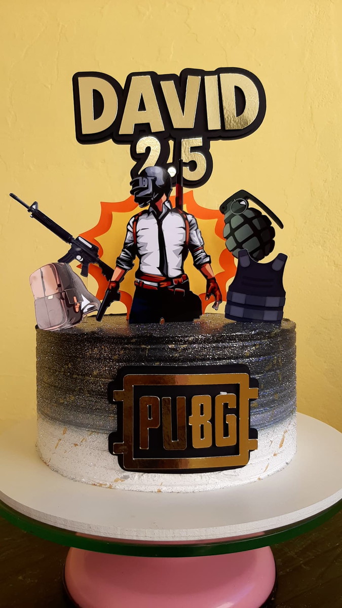 Arquivo de corte topo de bolo PUBG