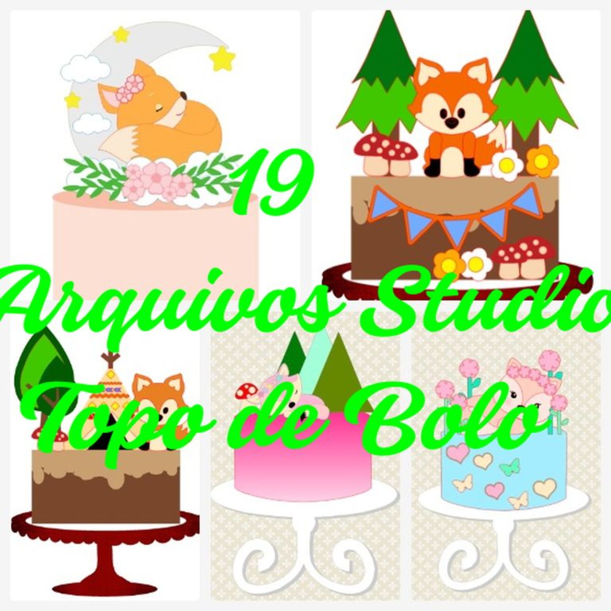 ARQUIVO DE CORTE TOPO DE BOLO - RAPOSINHA - Imagem 4