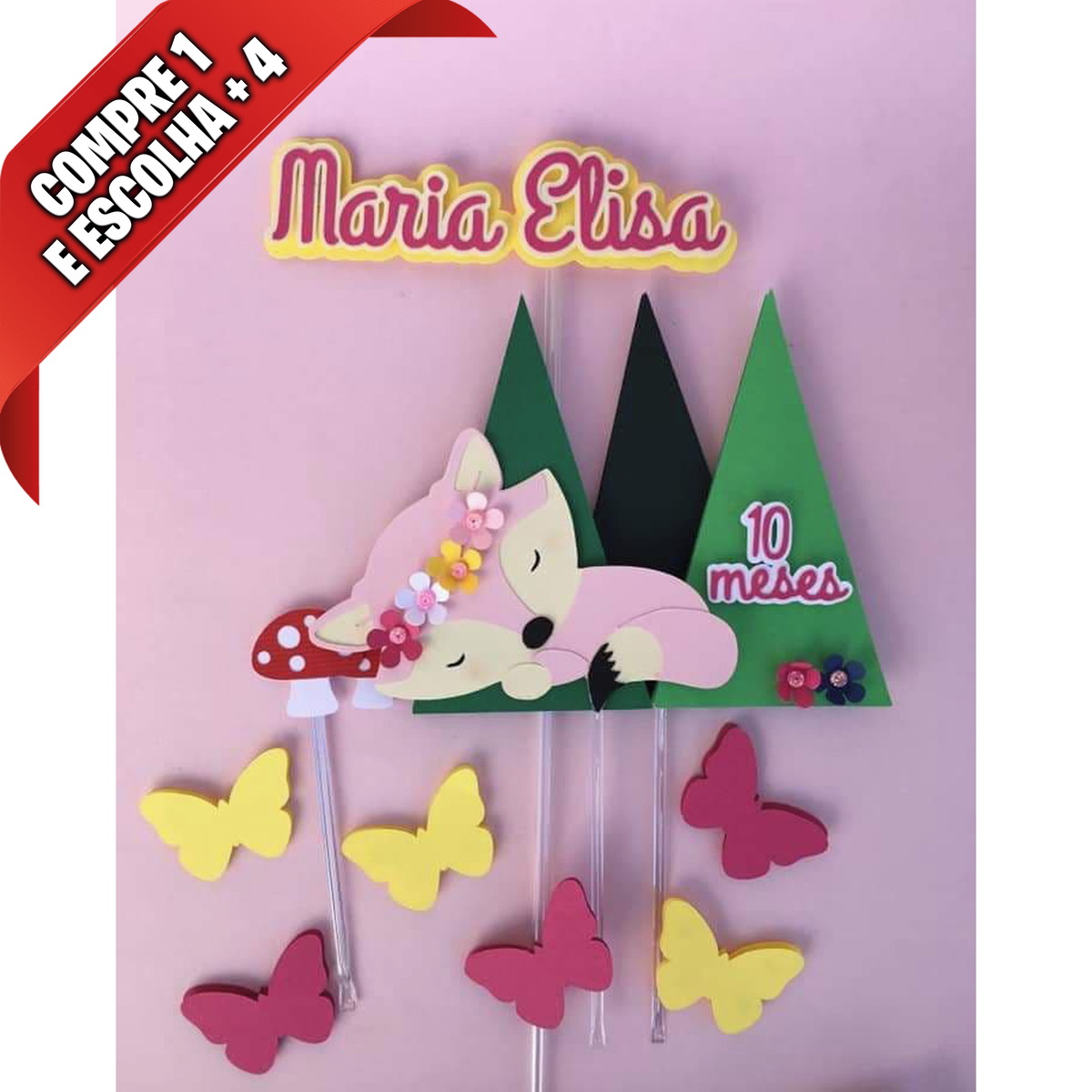 Arquivo de Corte Topo de Bolo Raposinha
