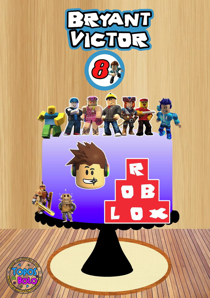 Arquivo de Corte Topo de Bolo Roblox 01