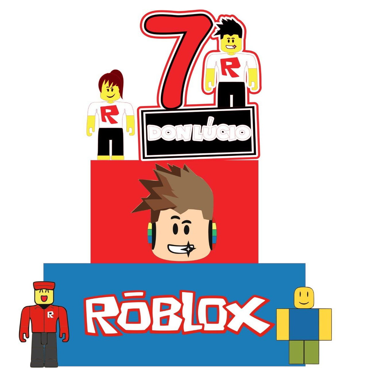 Arquivo De Corte Topo De Bolo Roblox