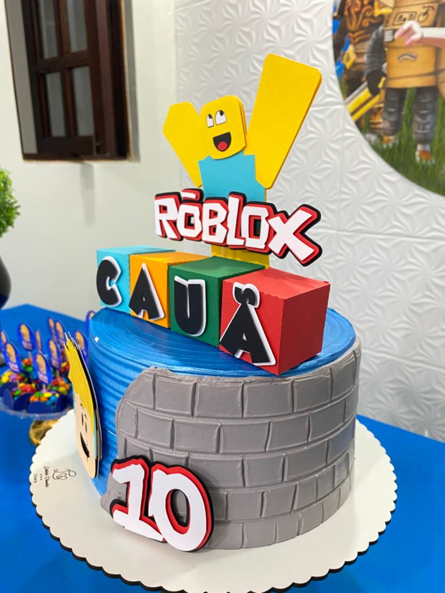 Arquivo de Corte Topo de Bolo Roblox Camadas - Imagem 4