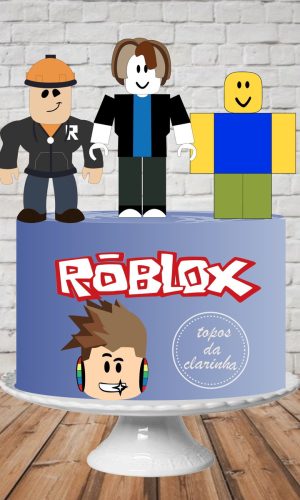 Arquivo de Corte Topo de bolo roblox camadas.
