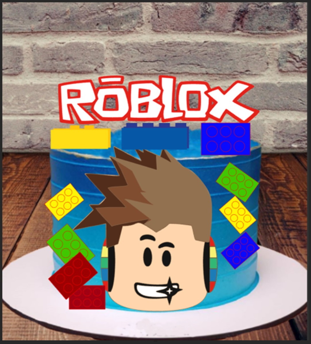 Arquivo de Corte Topo de Bolo Roblox Camadas