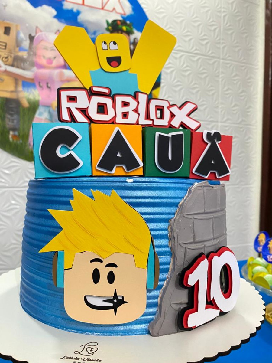 Arquivo de Corte Topo de Bolo Roblox Camadas - Imagem 5