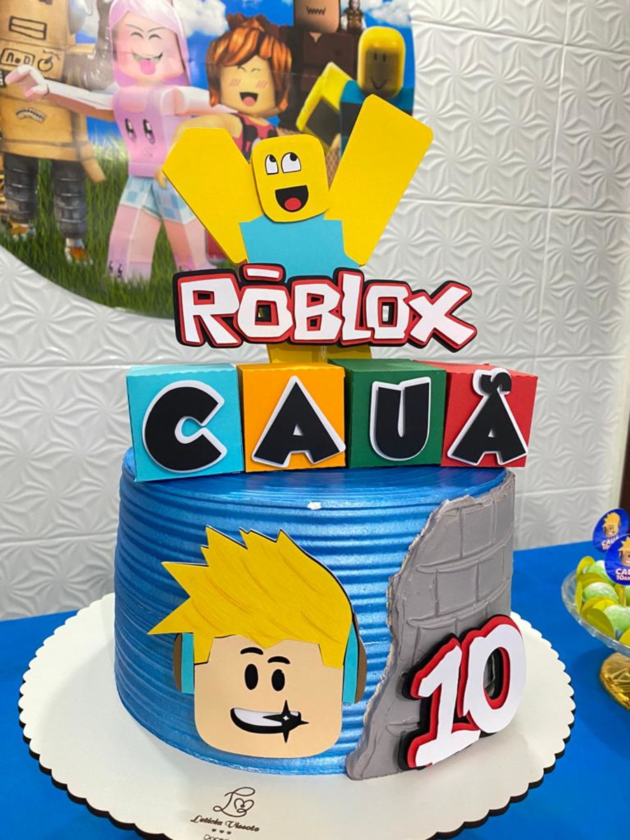 Arquivo de Corte Topo de Bolo Roblox Camadas - Imagem 3