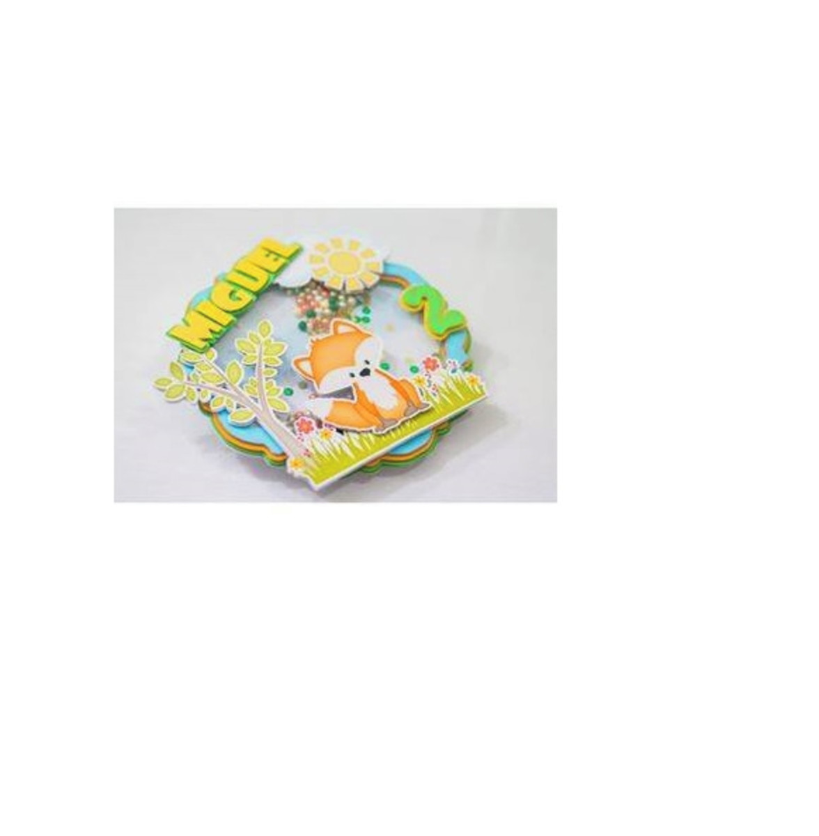 Arquivo de corte topo de bolo shaker Raposinha +10 ARQUIVOS