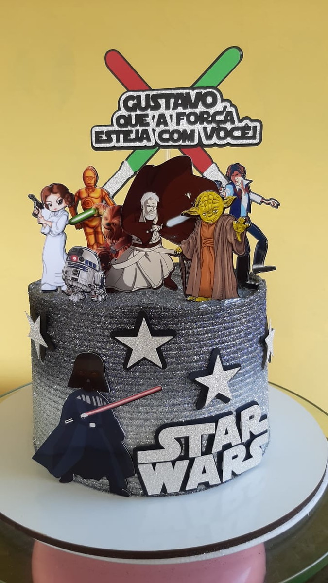 Arquivo de corte Topo de Bolo Star Wars