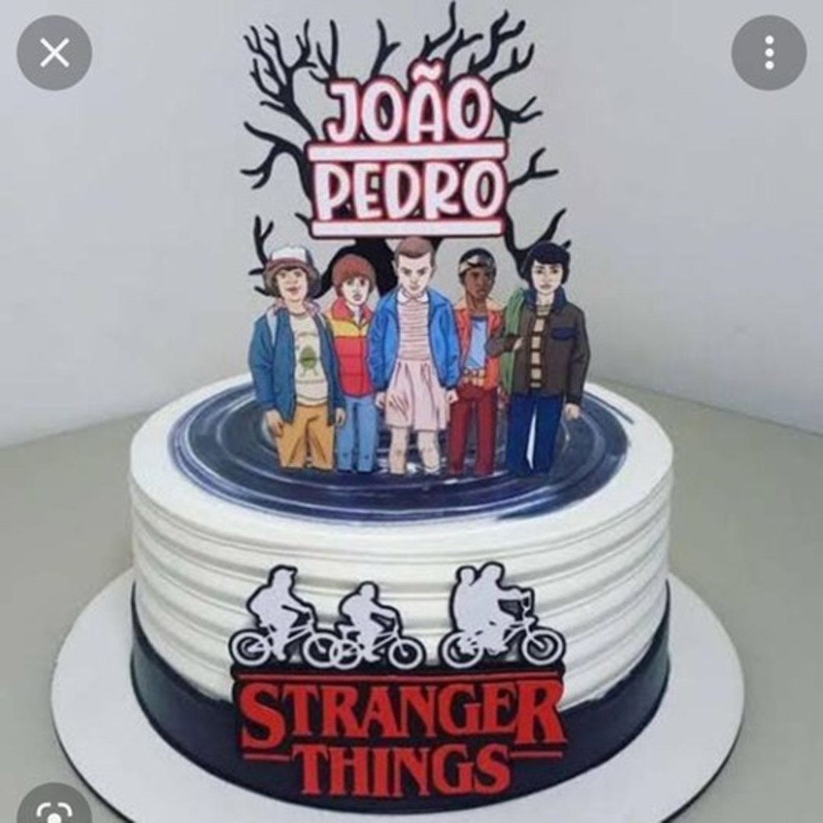 Arquivo de Corte Topo de Bolo Stranger Things