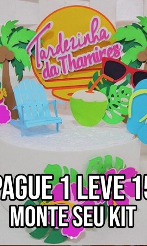 Arquivo de corte Topo de bolo Tardezinha Camadas STUDIO +14
