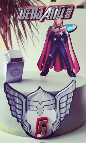 Arquivo de Corte - Topo de Bolo Thor