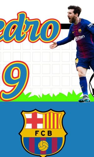 Arquivo de Corte Topo de Bolo Time Barcelona Futebol