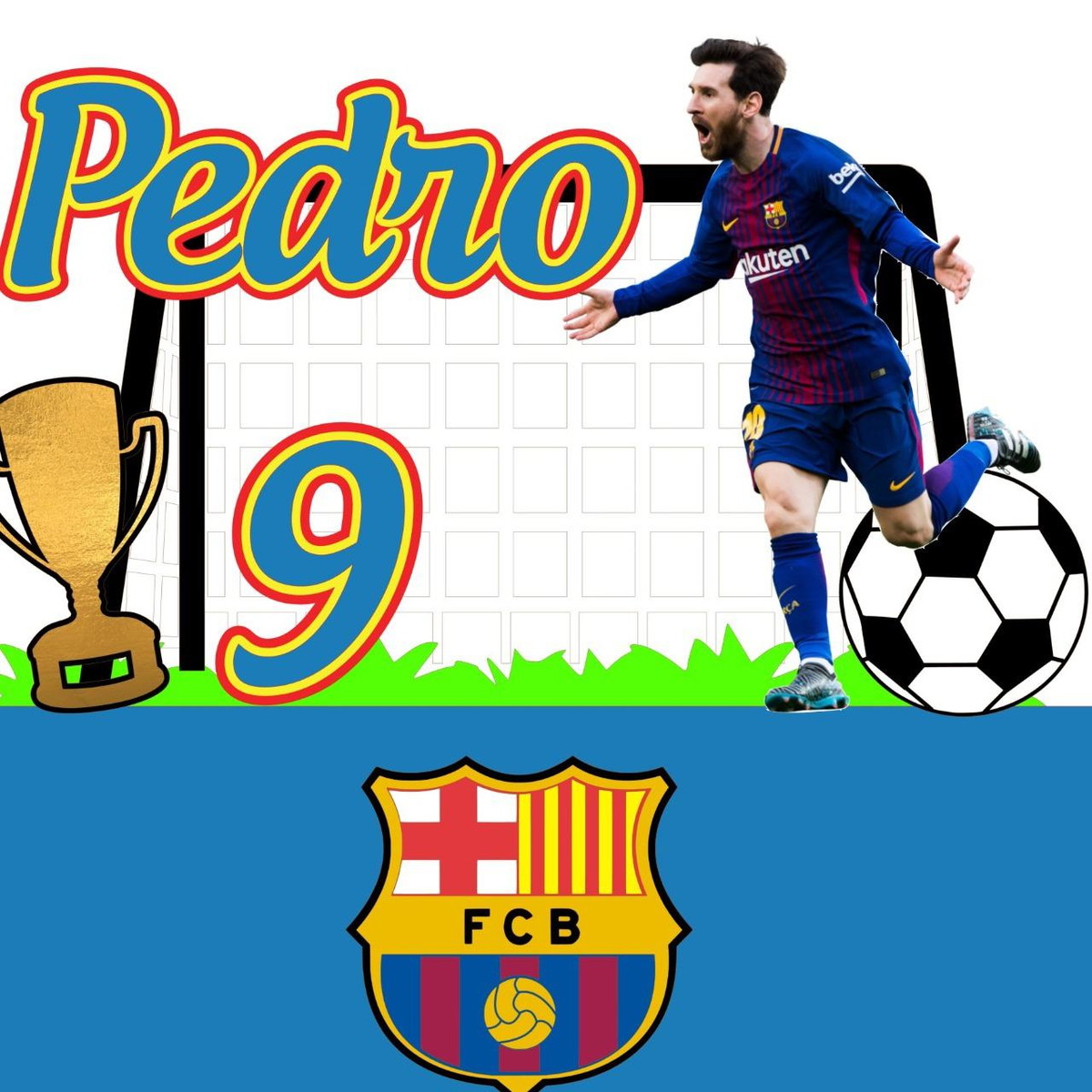 Arquivo de Corte Topo de Bolo Time Barcelona Futebol
