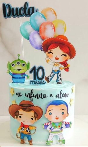 Arquivo de corte topo de bolo Toy Story AQUARELADO -COD 962