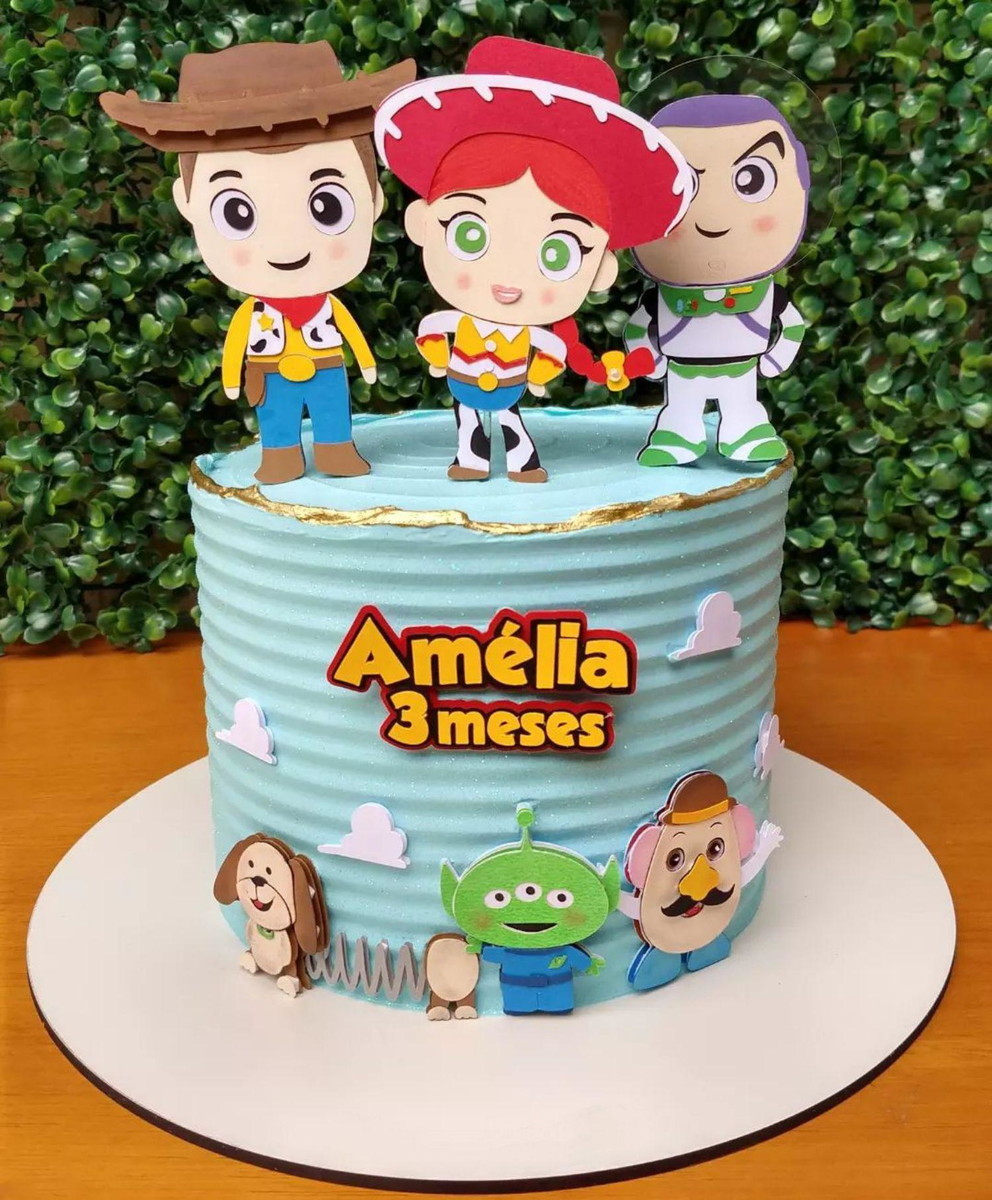 Arquivo De Corte Topo De Bolo Toy Story Em Camadas 1384