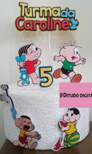 Arquivo de Corte Topo de Bolo Turma da Mônica Studio