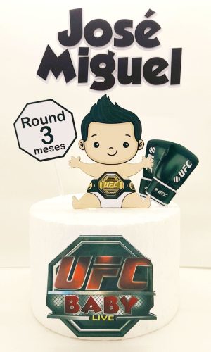 Arquivo de Corte Topo de Bolo Ufc Baby Studio Silhouette