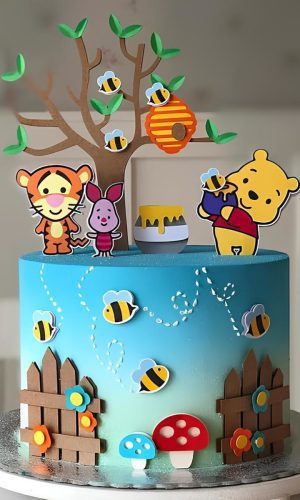 Arquivo de Corte Topo de Bolo Urso Pooh