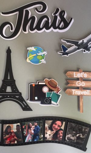 Arquivo de Corte Topo de Bolo Viagem