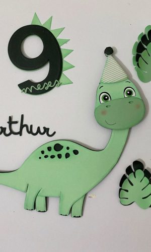 Arquivo de Corte Topo Dinossauro Cute