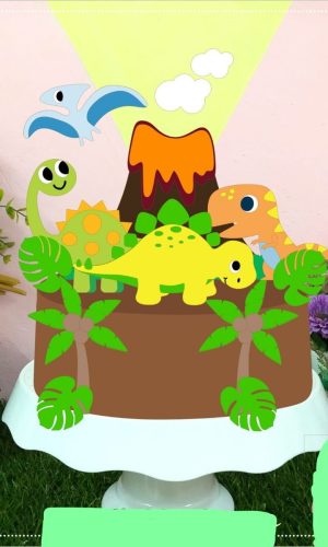Arquivo de Corte - Topo DINOSSAUROS BB-STUDIO