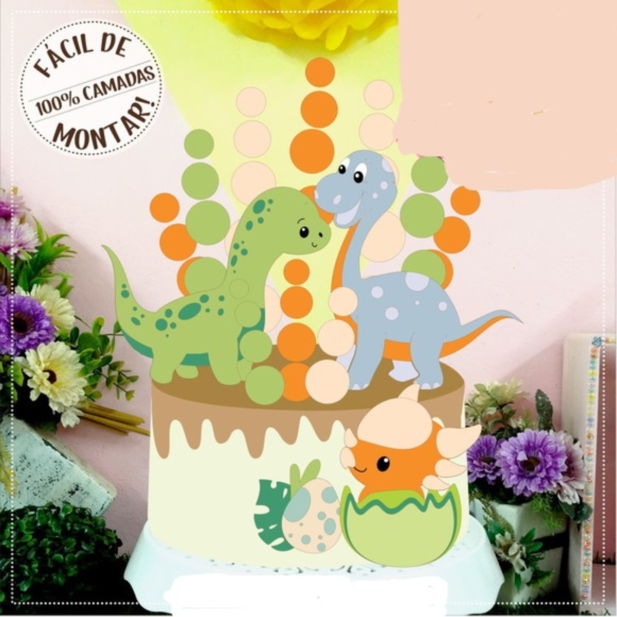 Arquivo de Corte - Topo DINOSSAUROS-STUDIO