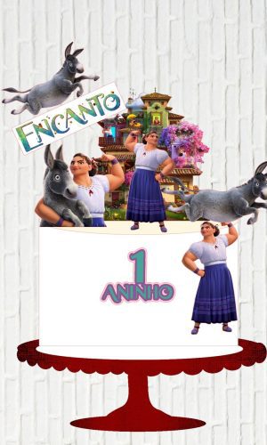 Arquivo de Corte Topo Encanto Luisa Burrinho