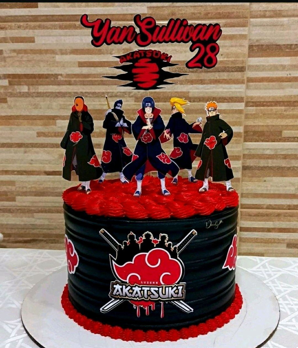 Arquivo de corte topo Naruto Akatsuki+brinde