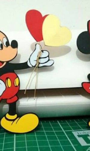 Arquivo de corte topo Minnie Mickey CAMADAS 2