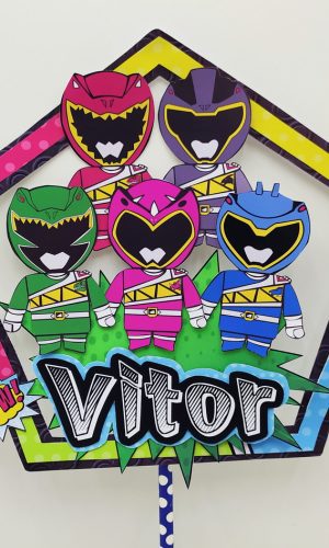 Arquivo de Corte Topo Power Rangers - Studio e PDF