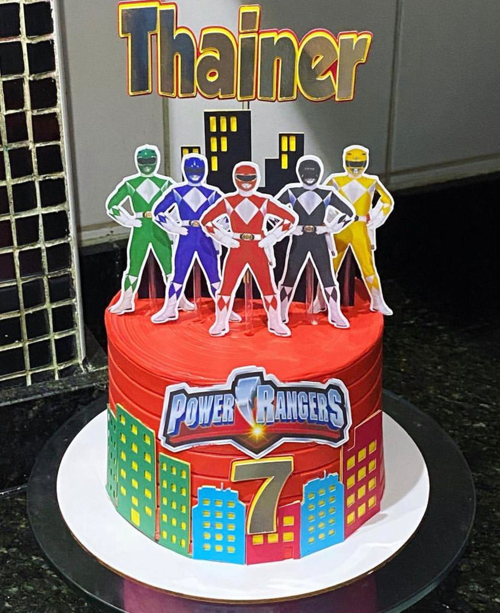 Arquivo Digital Power Rangers - Impressão e Corte