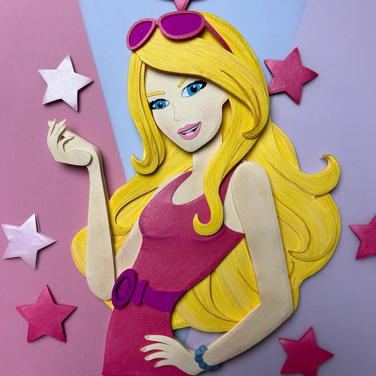 Arquivo Digital Topo Barbie em Camadas - Imagem 2
