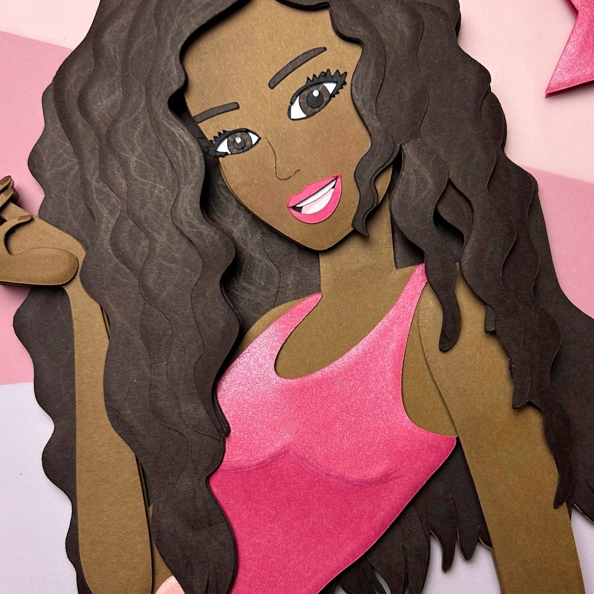 Arquivo Digital Topo Barbie Morena em Camadas - Imagem 2