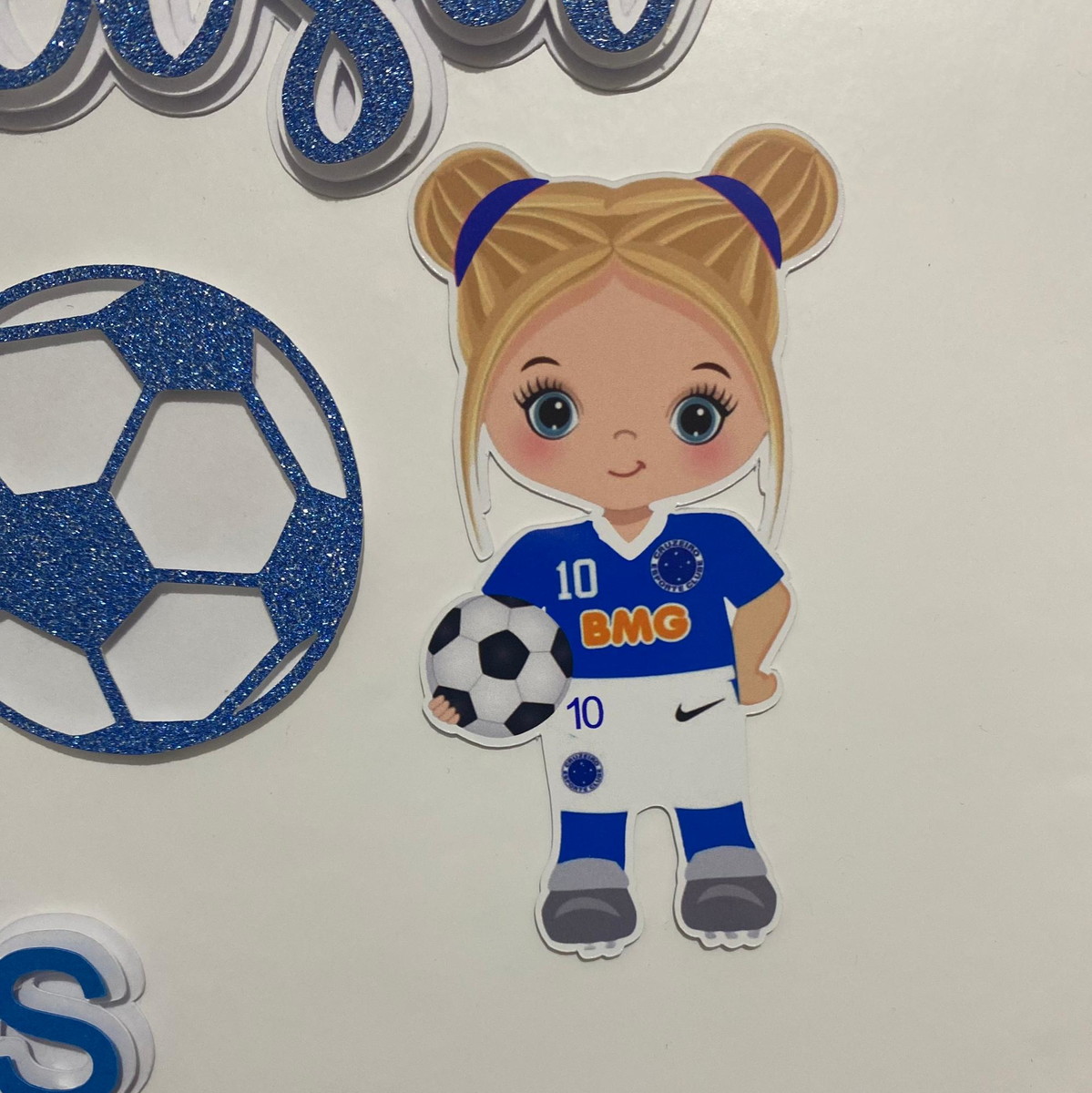 Arquivo Digital Topo de Bolo Cruzeiro Menina - Imagem 2