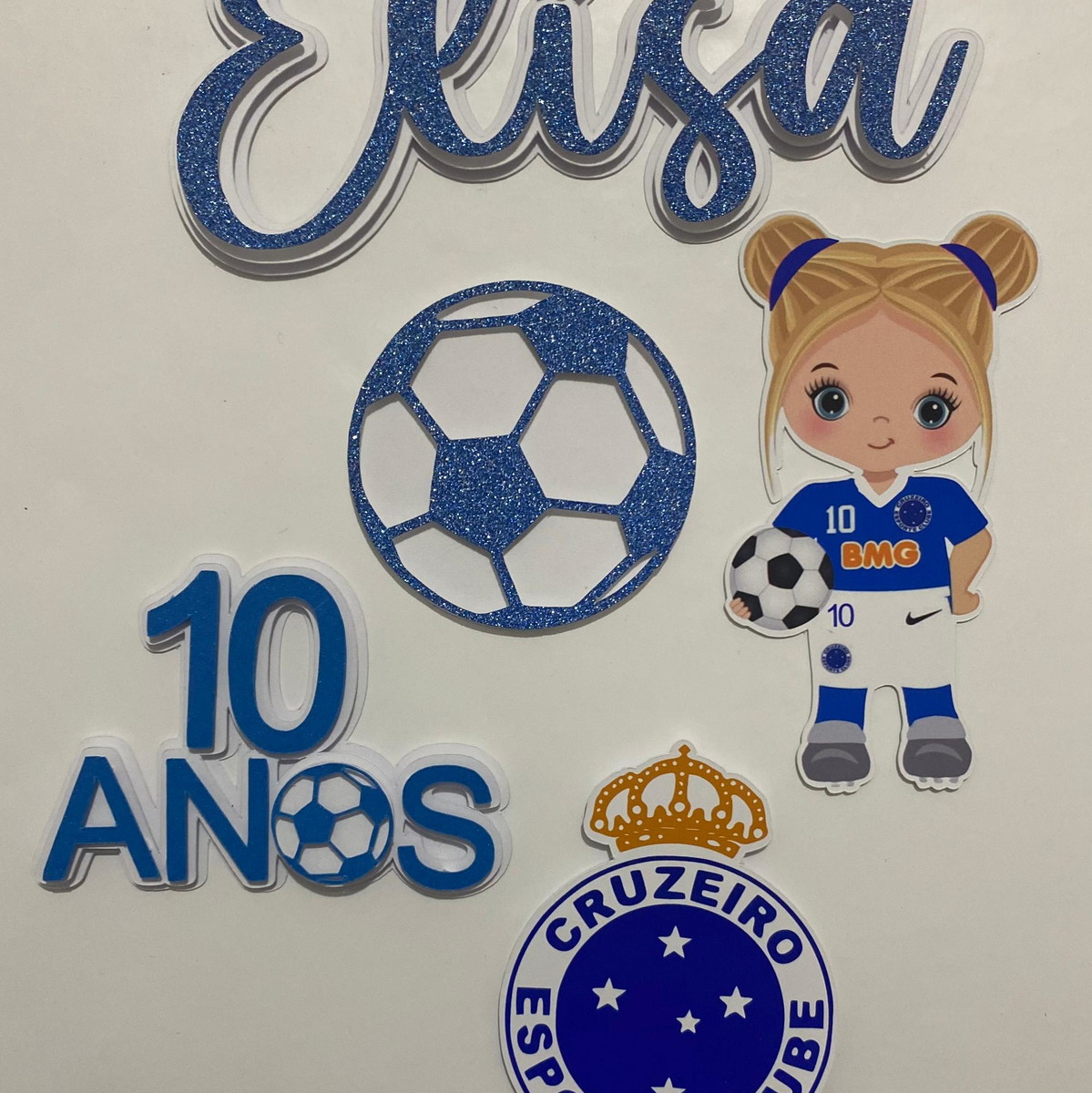 Arquivo Digital Topo de Bolo Cruzeiro Menina