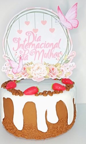Arquivo Digital Topo de Bolo Dia das Mulheres